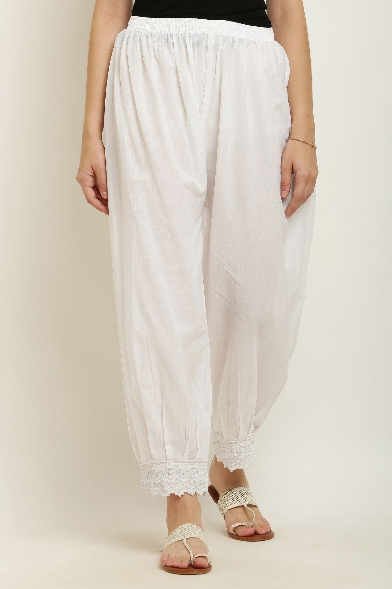 unifystyle Solid Cotton Women Harem Pants-picture-40