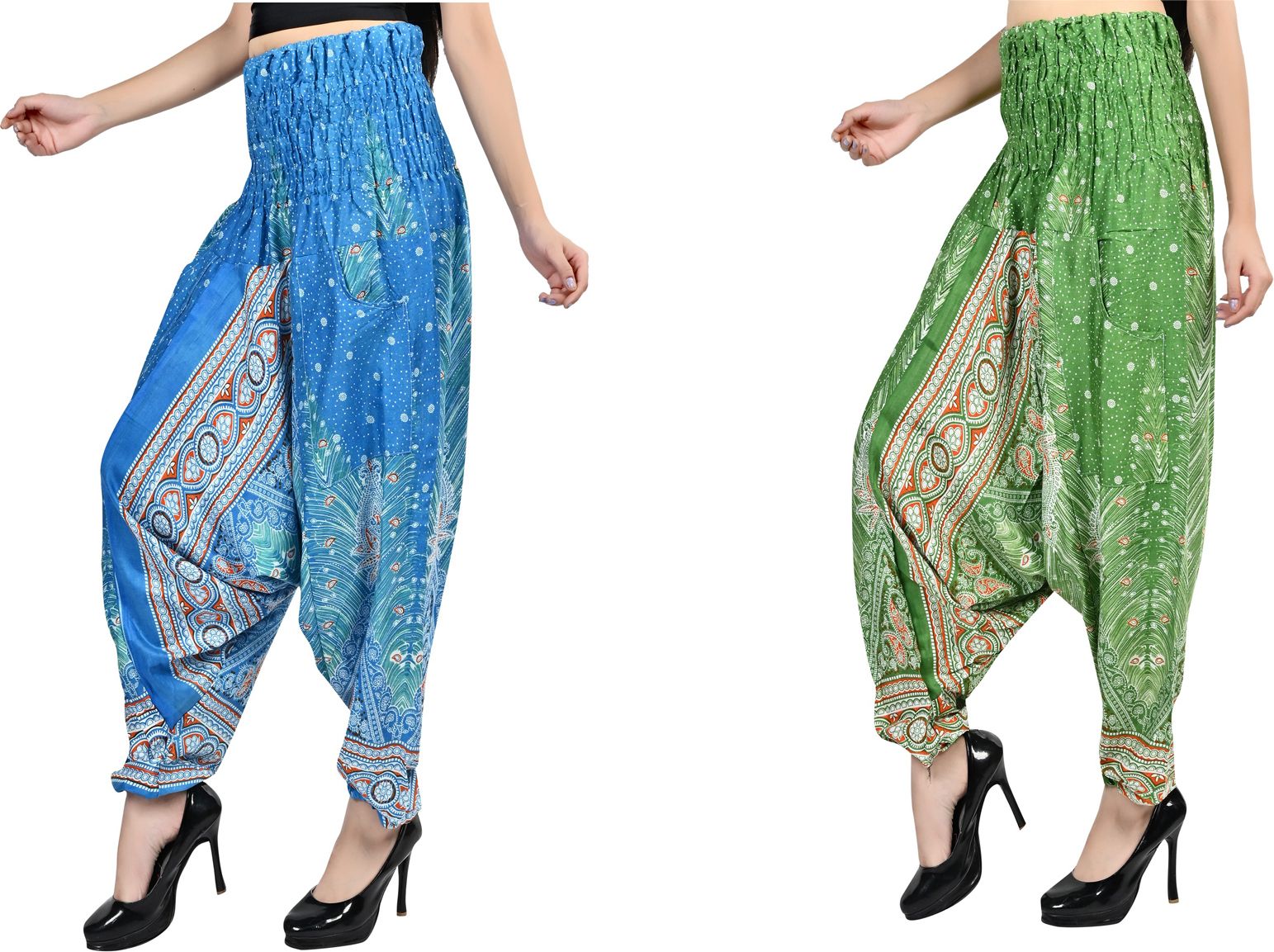 narnari Printed Rayon, Cotton Women Harem Pants-picture-19