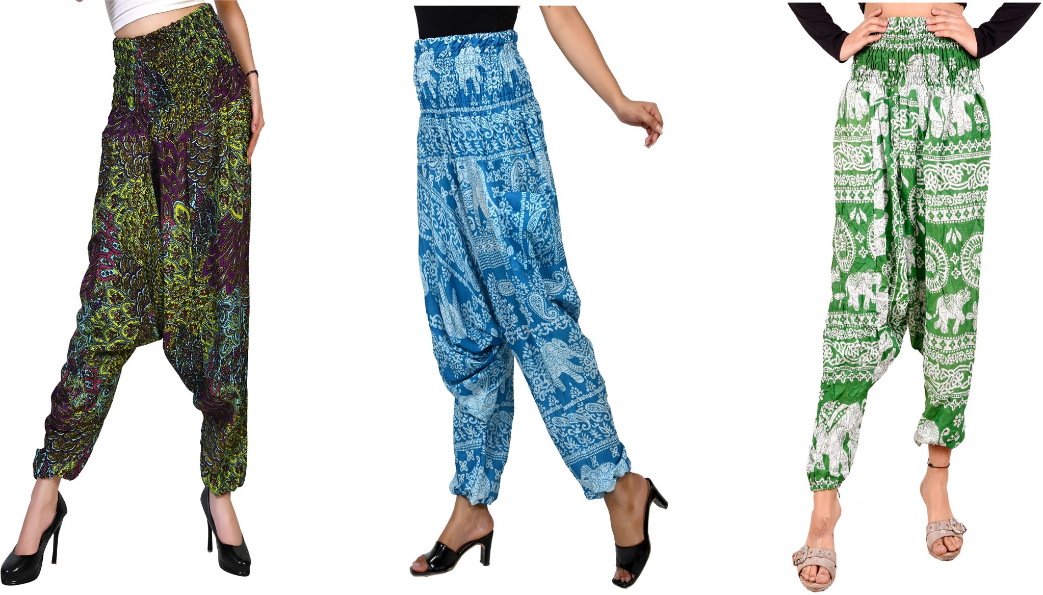 narnari Printed Rayon Women Harem Pants-picture-23