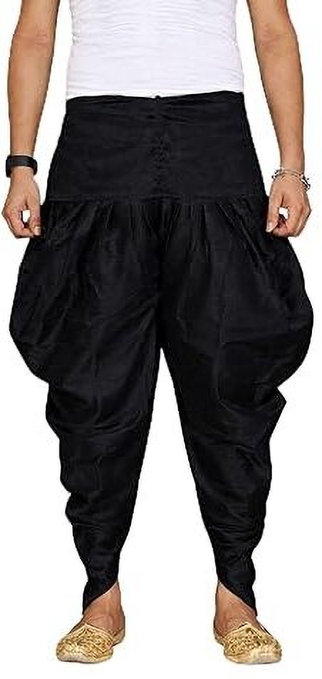 Solid Dupion Silk Men Harem Pants