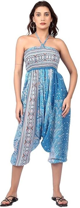 whitewhale Printed Rayon Women Harem Pants-picture-16