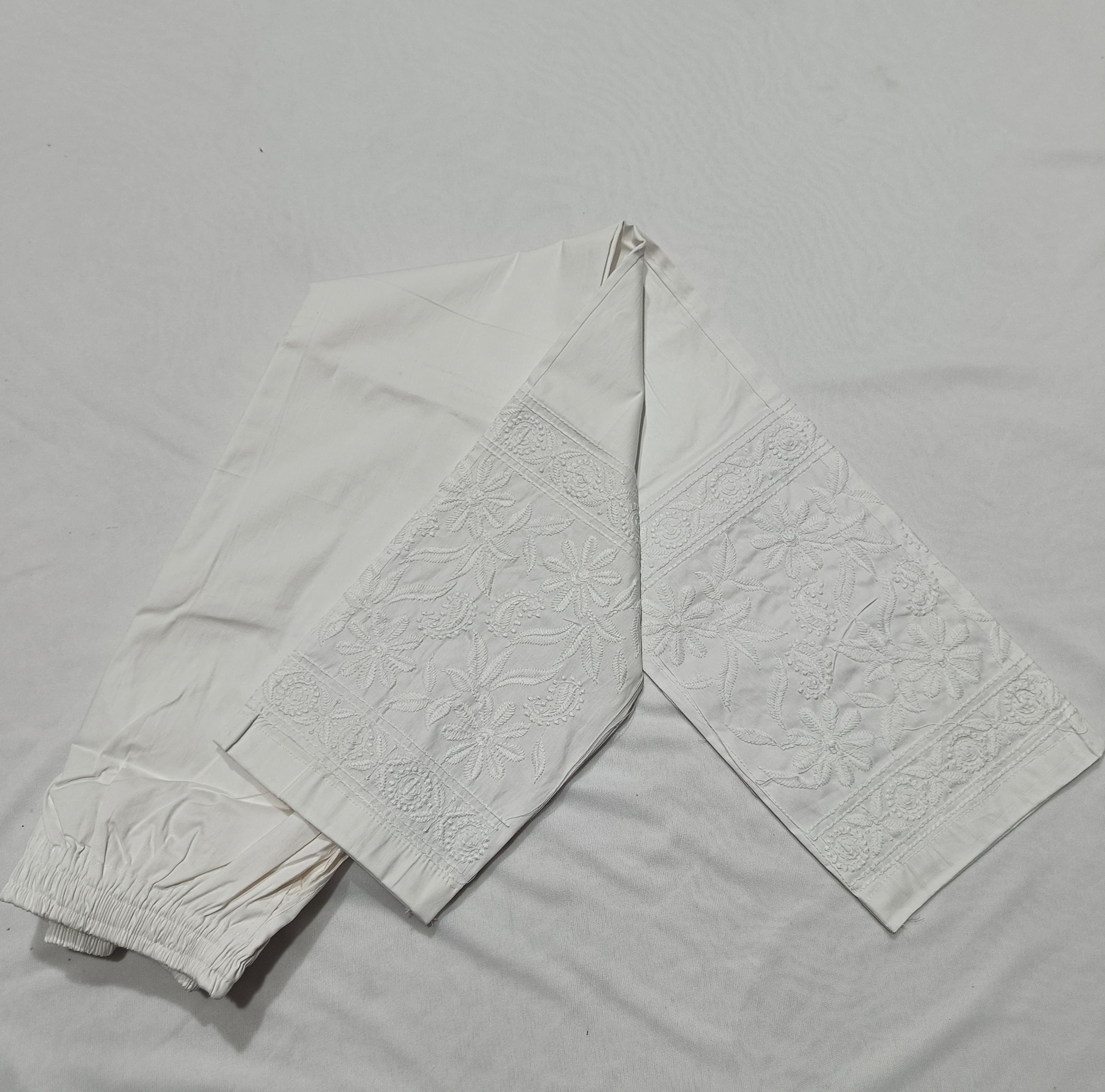 adab chikan handicraft Embroidered Lycra Women Harem Pants-picture-26