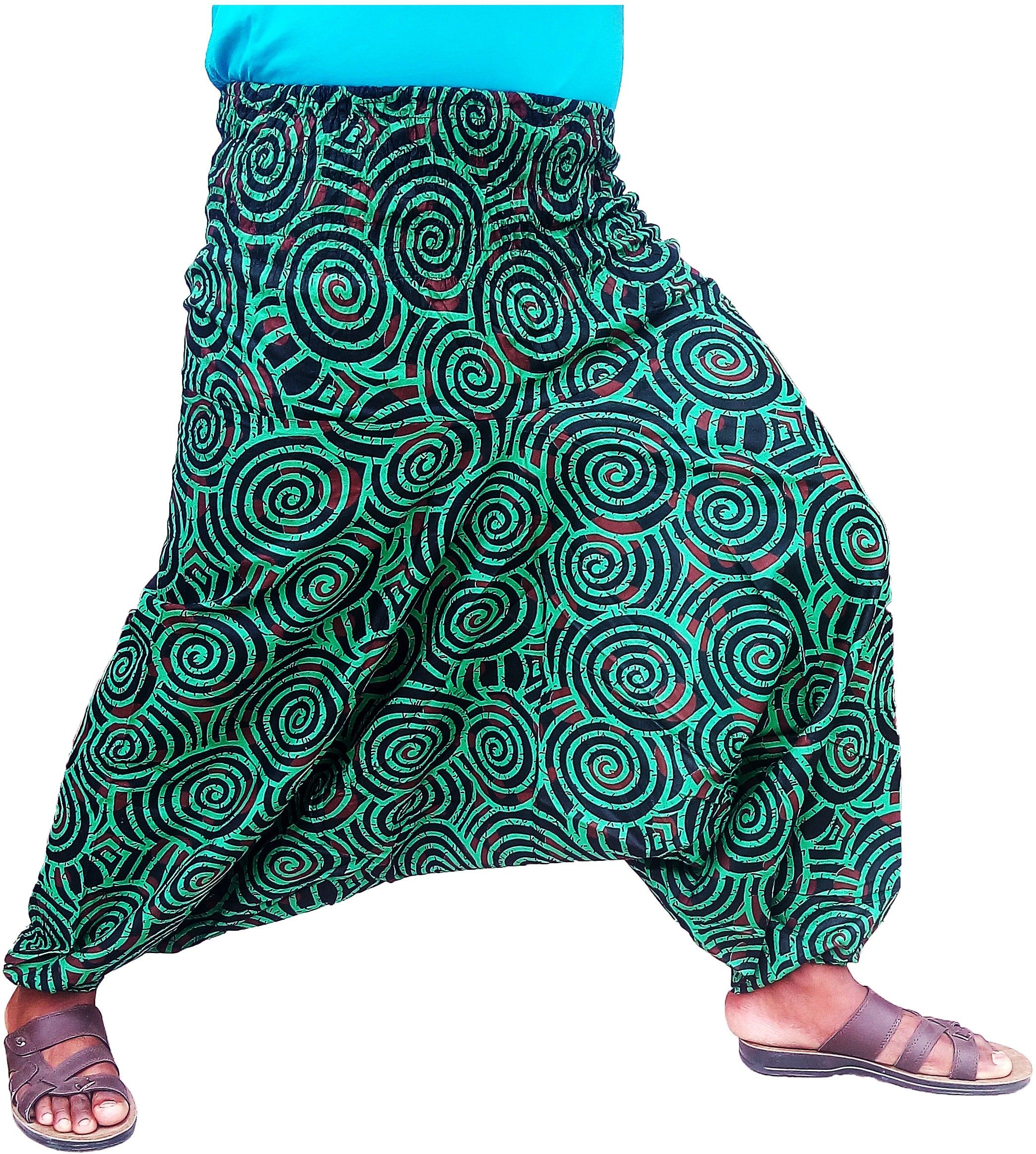 Printed Cotton Men Harem Pants-image-4