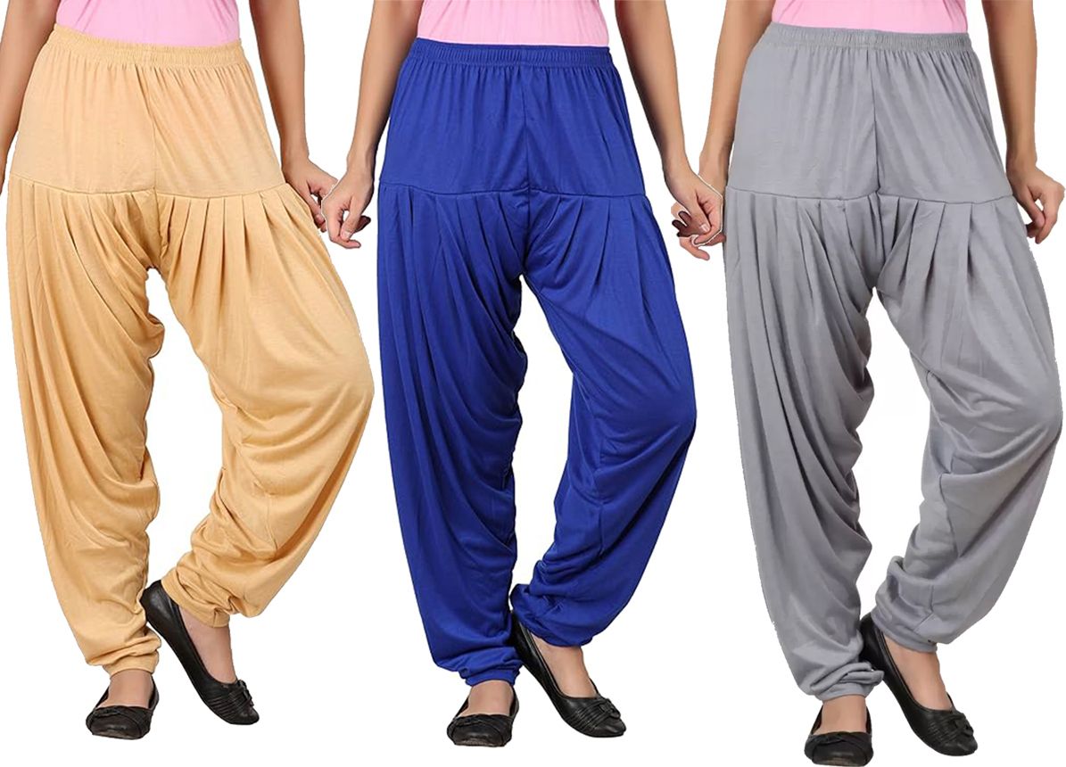 just try fashion Solid Viscose Women Harem Pants-picture-32