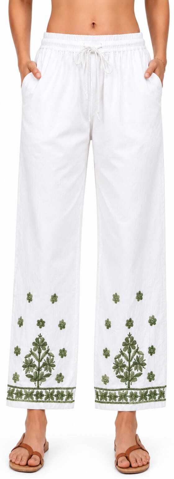 Self Design Cotton Lycra Blend Women Harem Pants-image-32