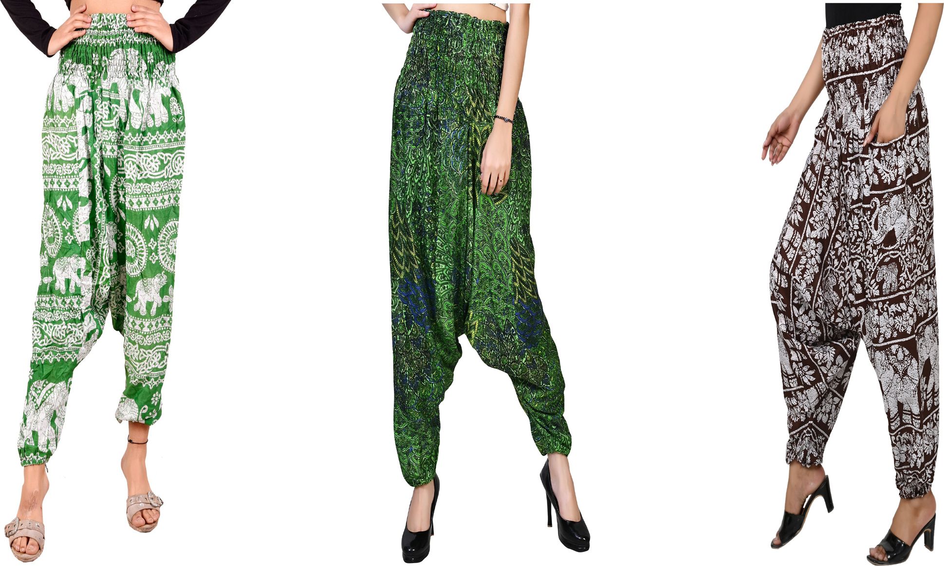 narnari Printed Rayon Women Harem Pants-picture-28