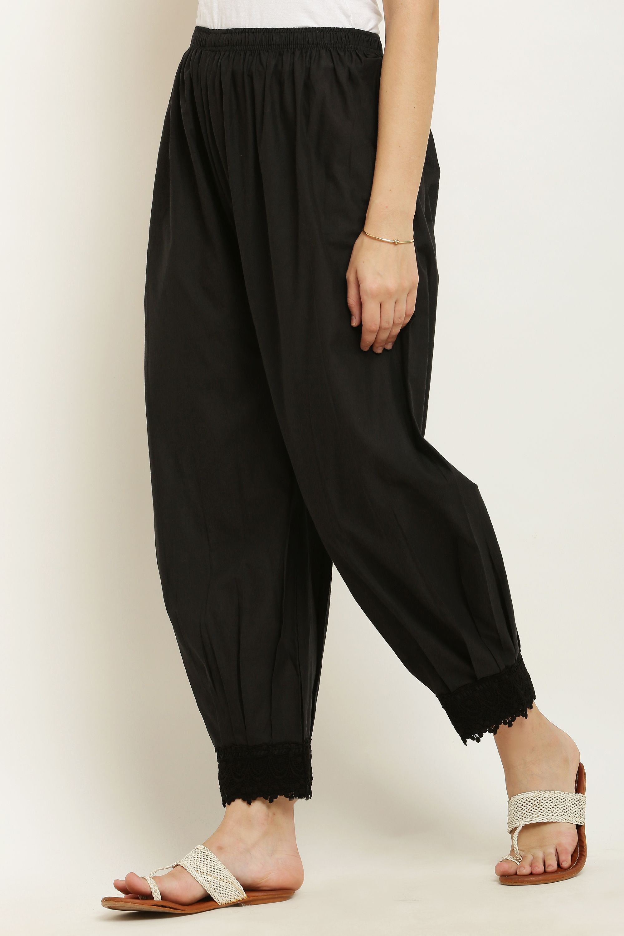 farukhi creation Solid Cotton Women Harem Pants-picture-18
