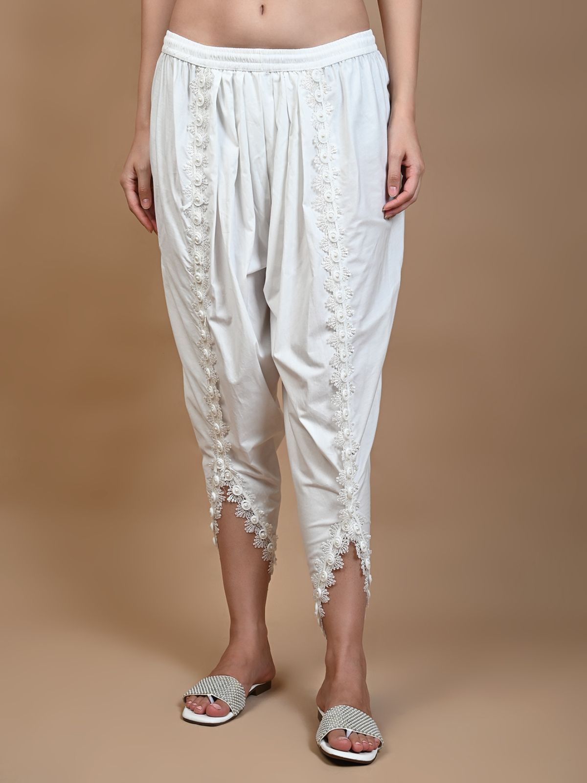 mixfit Solid Poly Cotton Women Harem Pants-picture-16