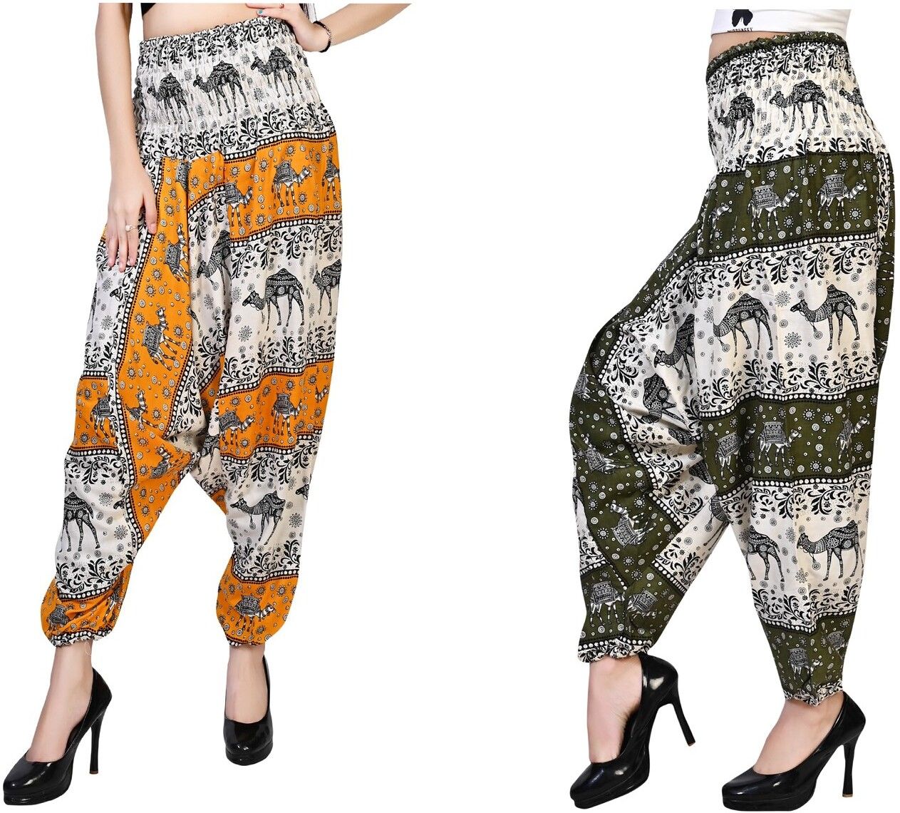 letz dezine Printed Rayon Women Harem Pants-picture-26