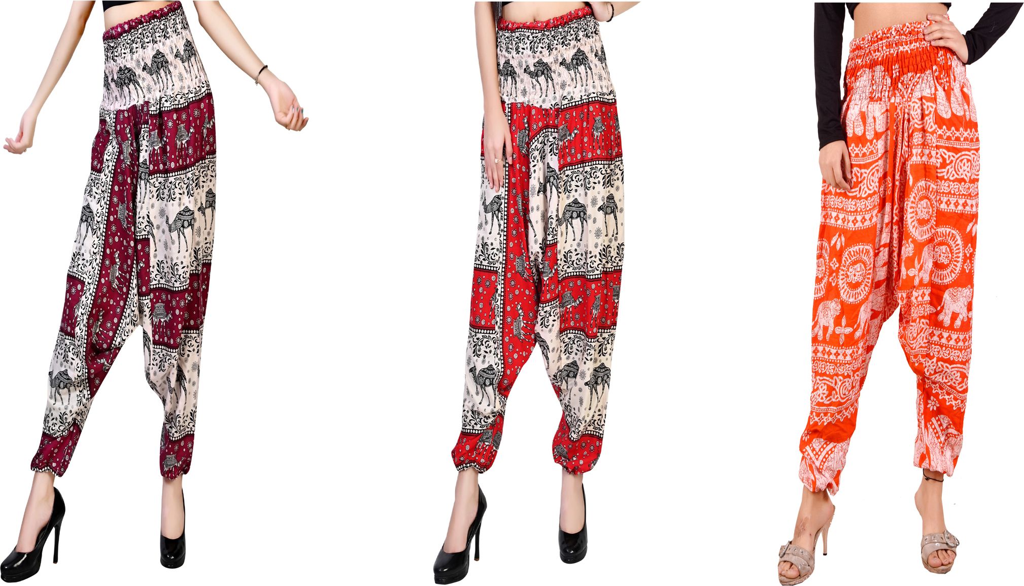 narnari Printed Rayon Women Harem Pants-picture-33