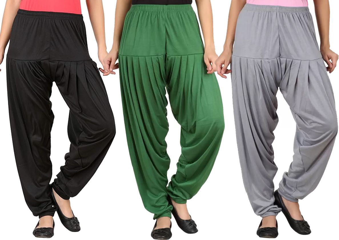 just try fashion Solid Viscose Women Harem Pants-picture-39
