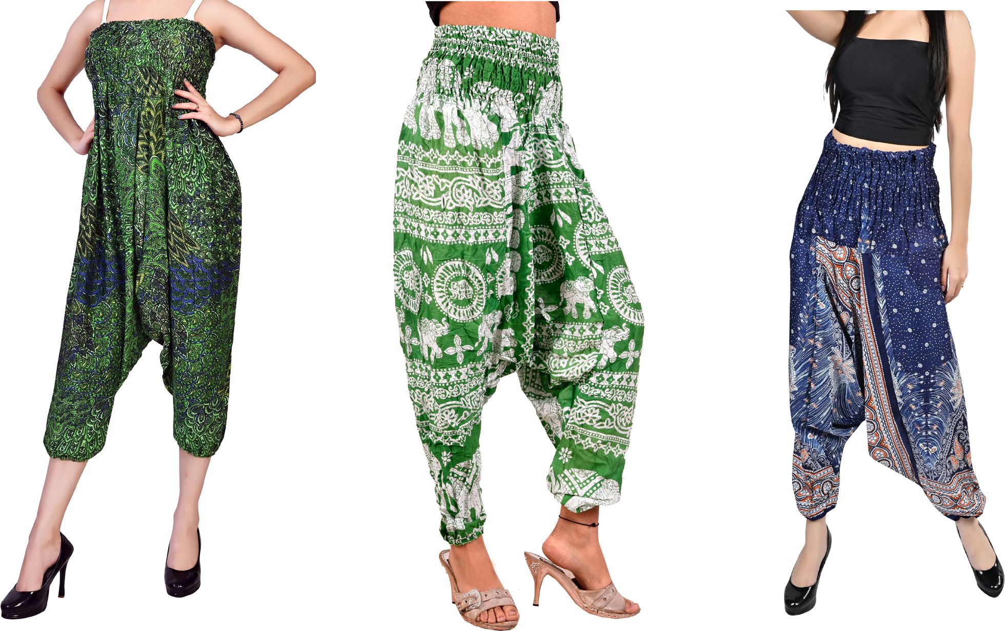 fusfus Printed Rayon, Cotton Women Harem Pants-picture-23