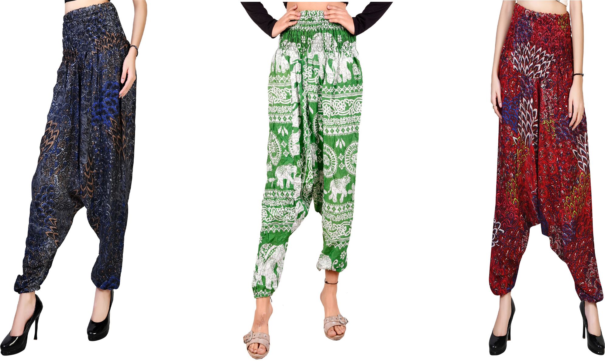 narnari Printed Rayon Women Harem Pants-picture-40