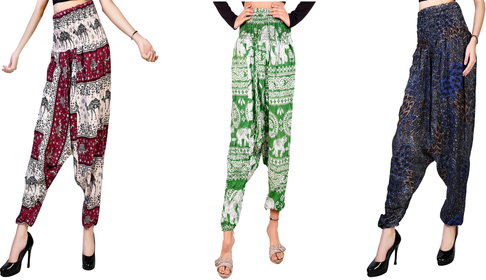 narnari Printed Rayon Women Harem Pants-picture-26