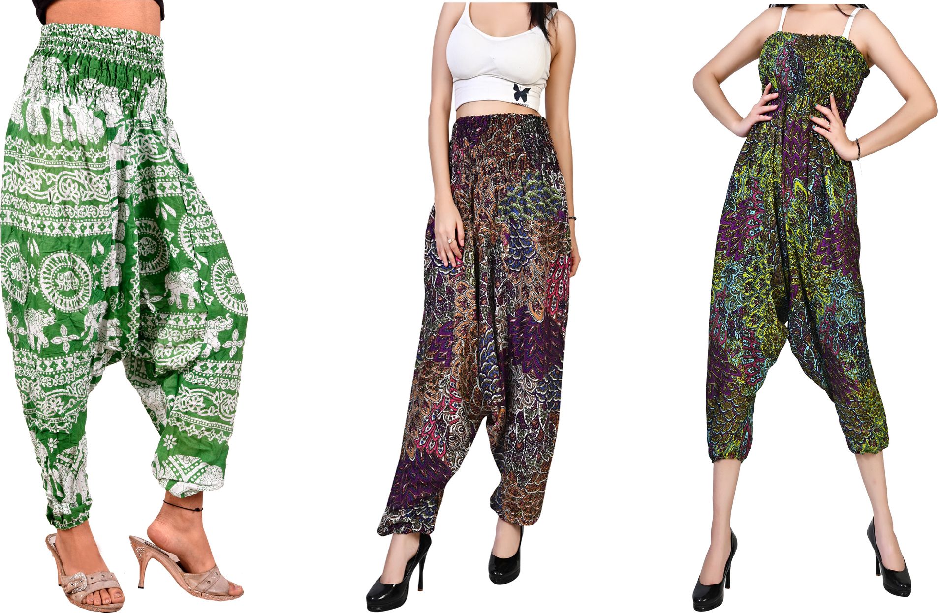 fusfus Printed Rayon, Cotton Women Harem Pants-picture-18
