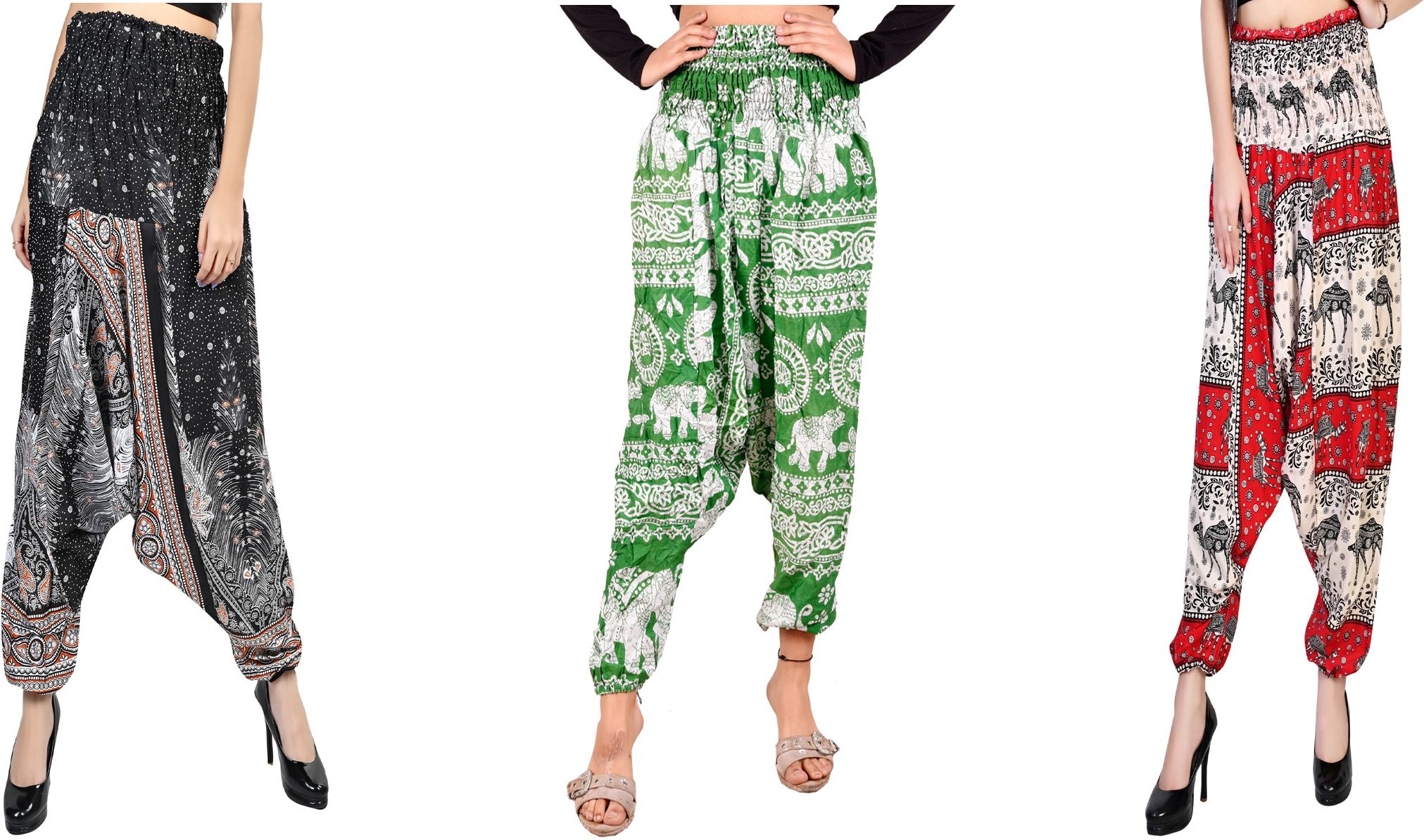 narnari Printed Rayon Women Harem Pants-picture-27