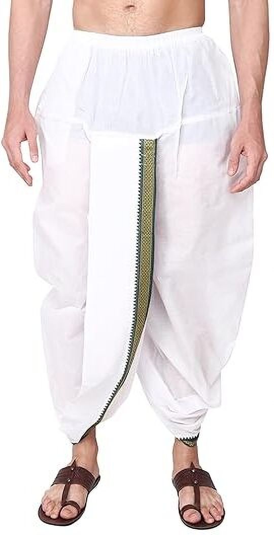 rameshwaram fabrics Printed Cotton Men Harem Pants-picture-30