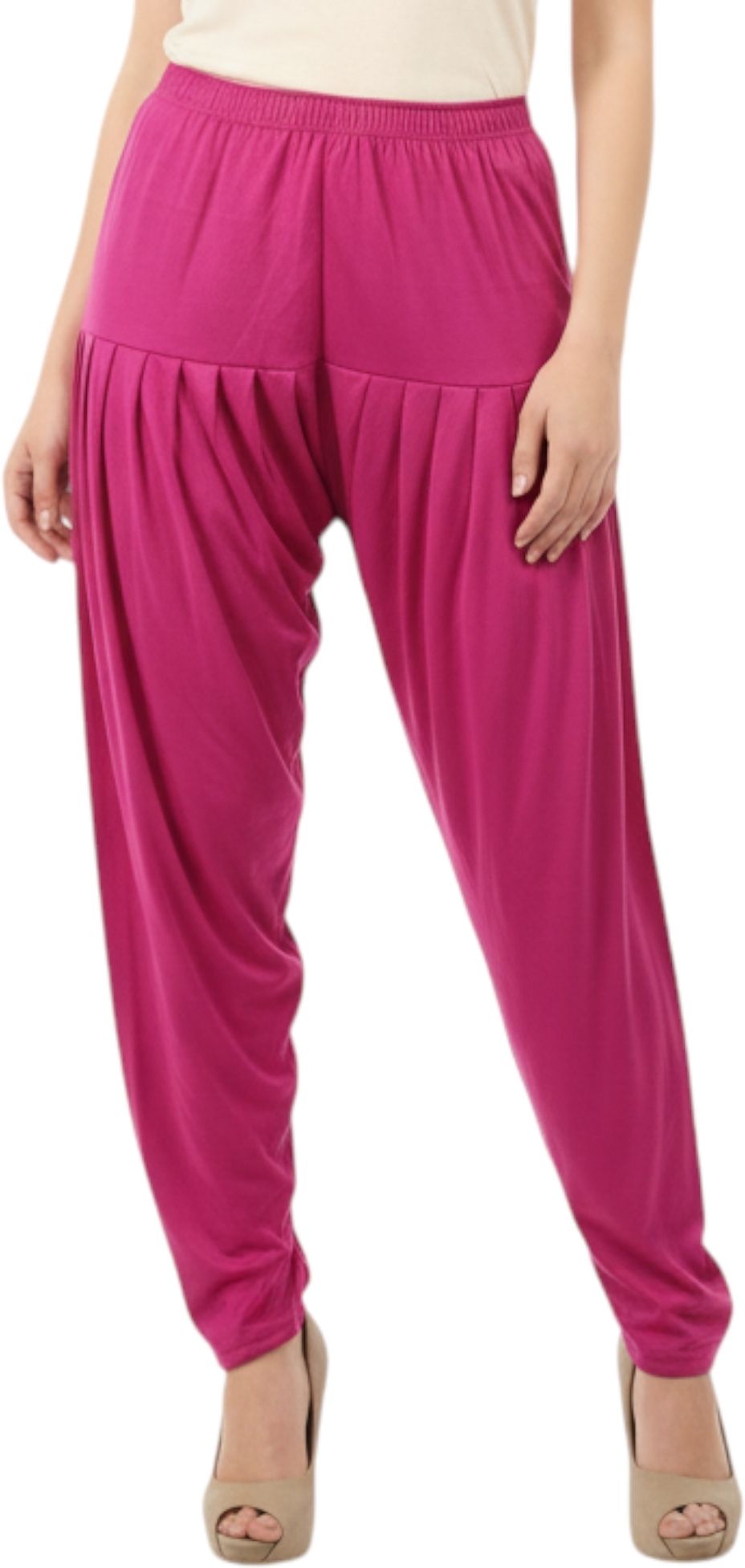dream buds Solid Viscose, Lycra Women Harem Pants-picture-17