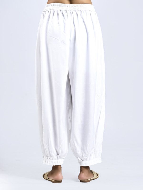 Solid Rayon Women Harem Pants