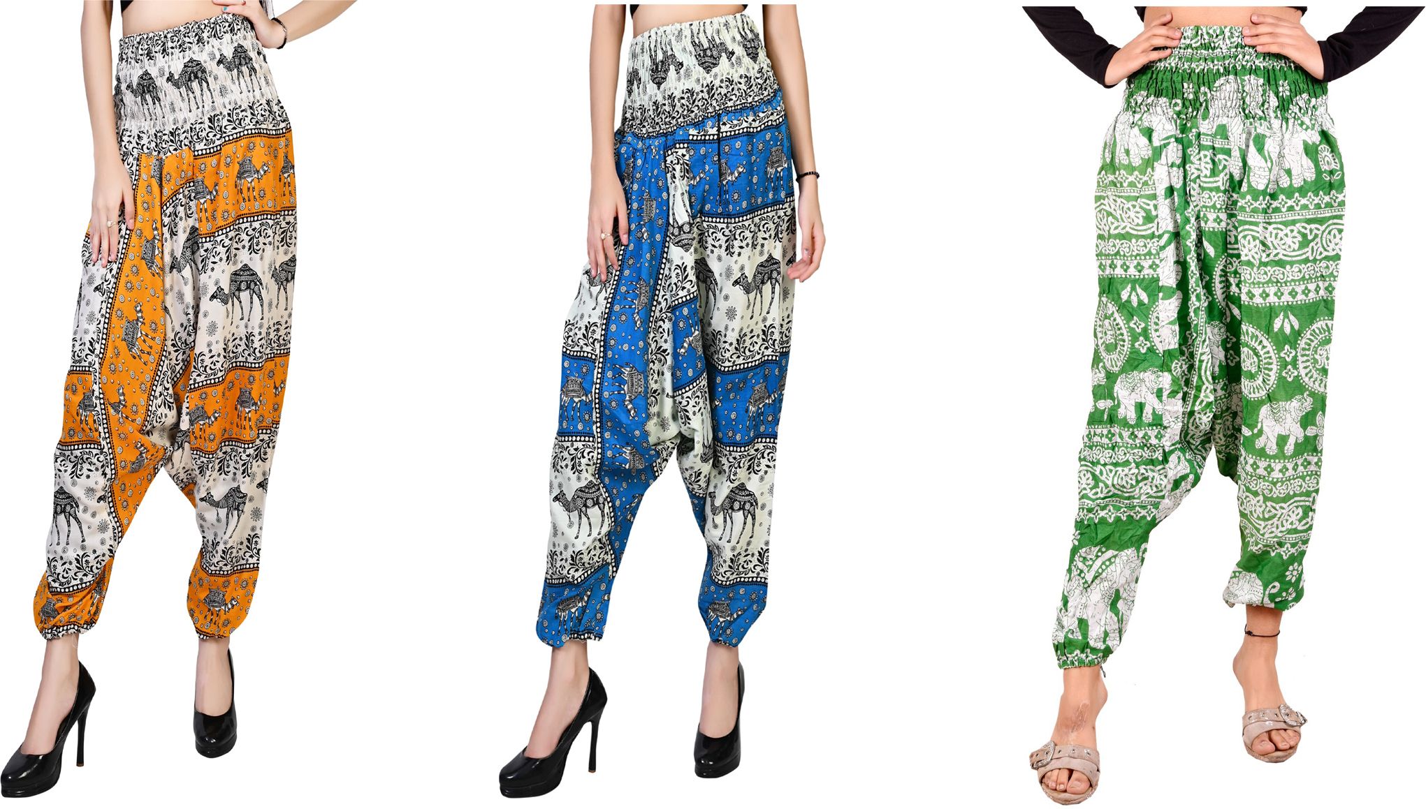 narnari Printed Rayon Women Harem Pants-picture-23