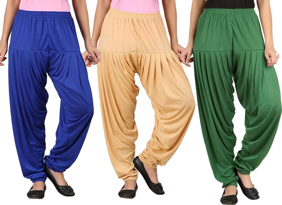 just try fashion Solid Viscose Women Harem Pants-picture-33