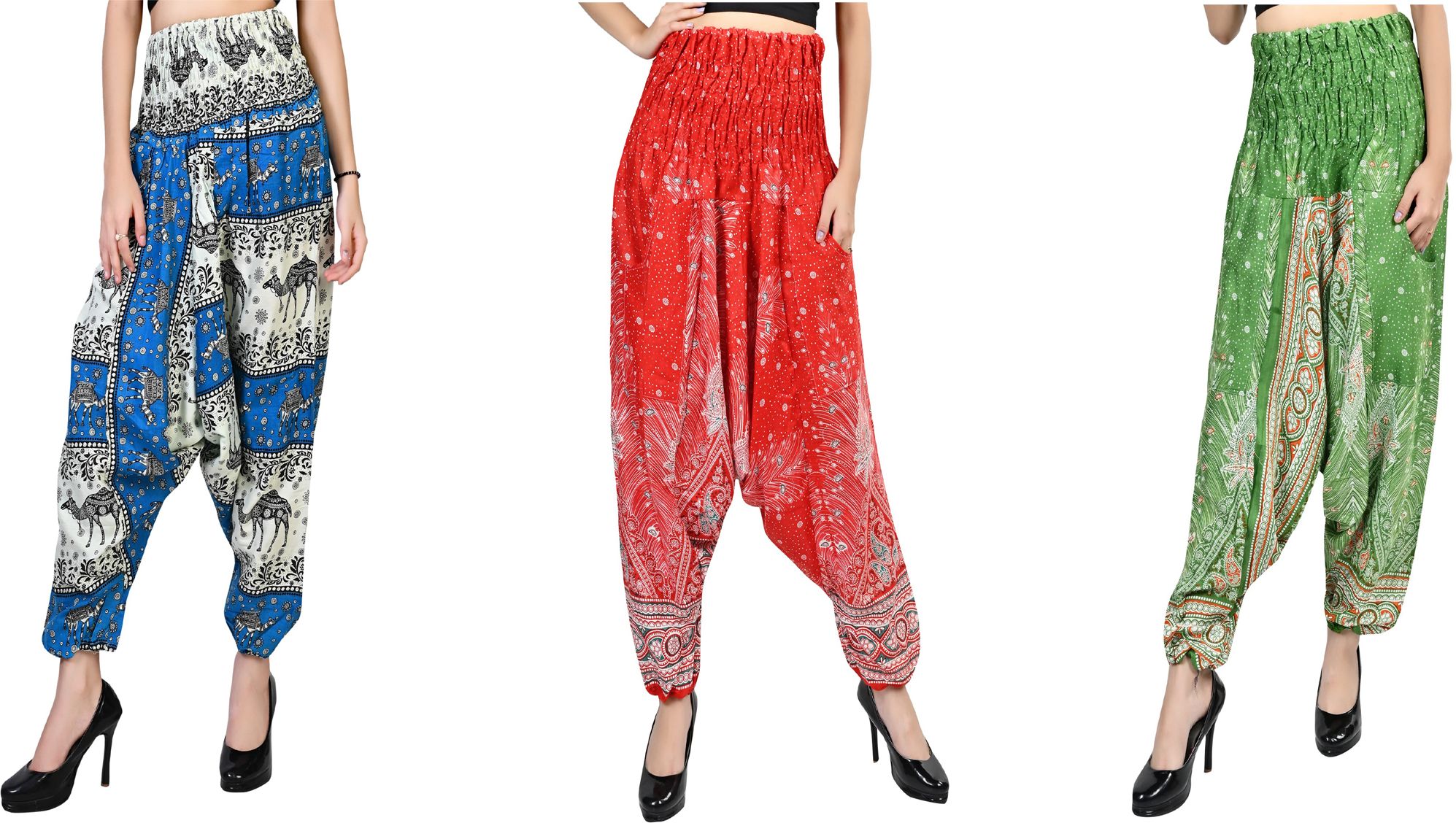 narnari Printed Rayon Women Harem Pants-picture-44