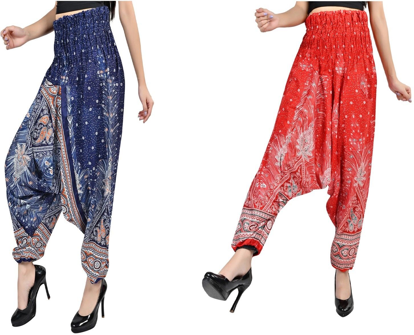 narnari Printed Rayon, Cotton Women Harem Pants-picture-19