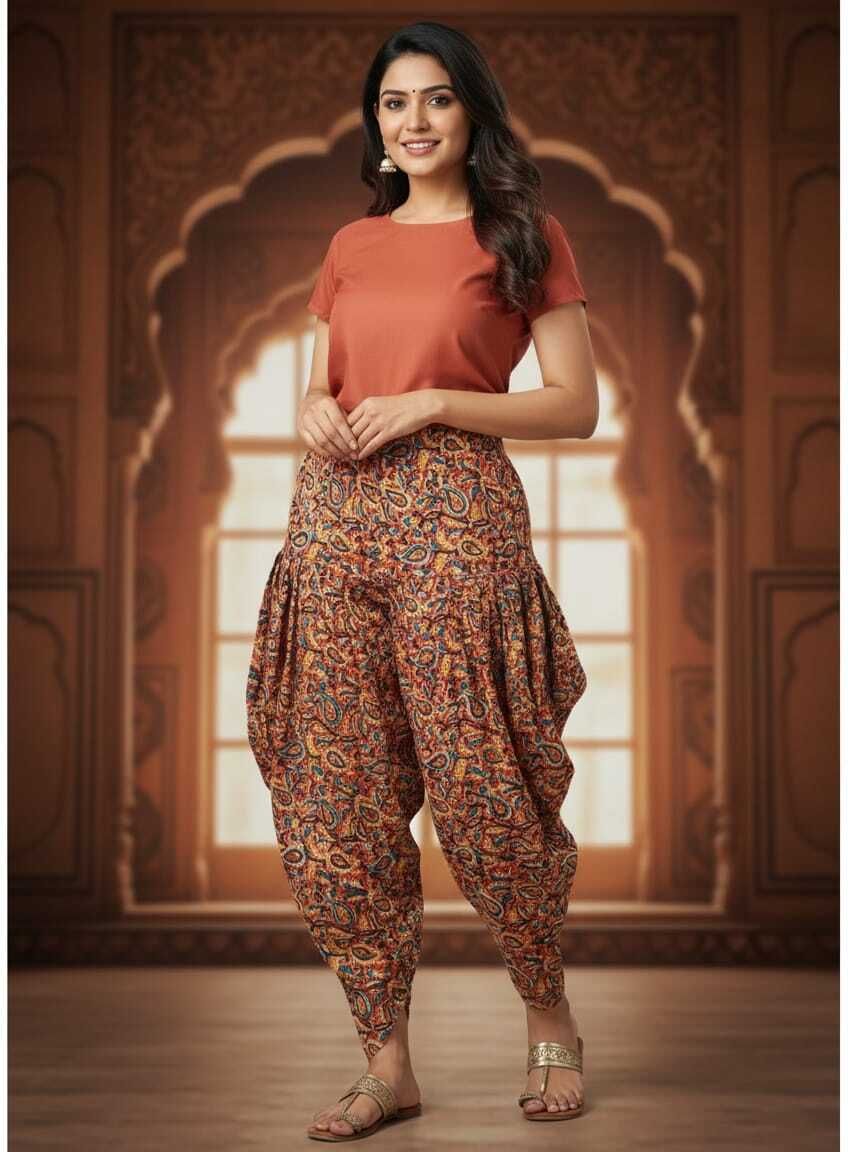 shilpi collection Geometric Print, Graphic Print Cotton Women Harem Pants-picture-15