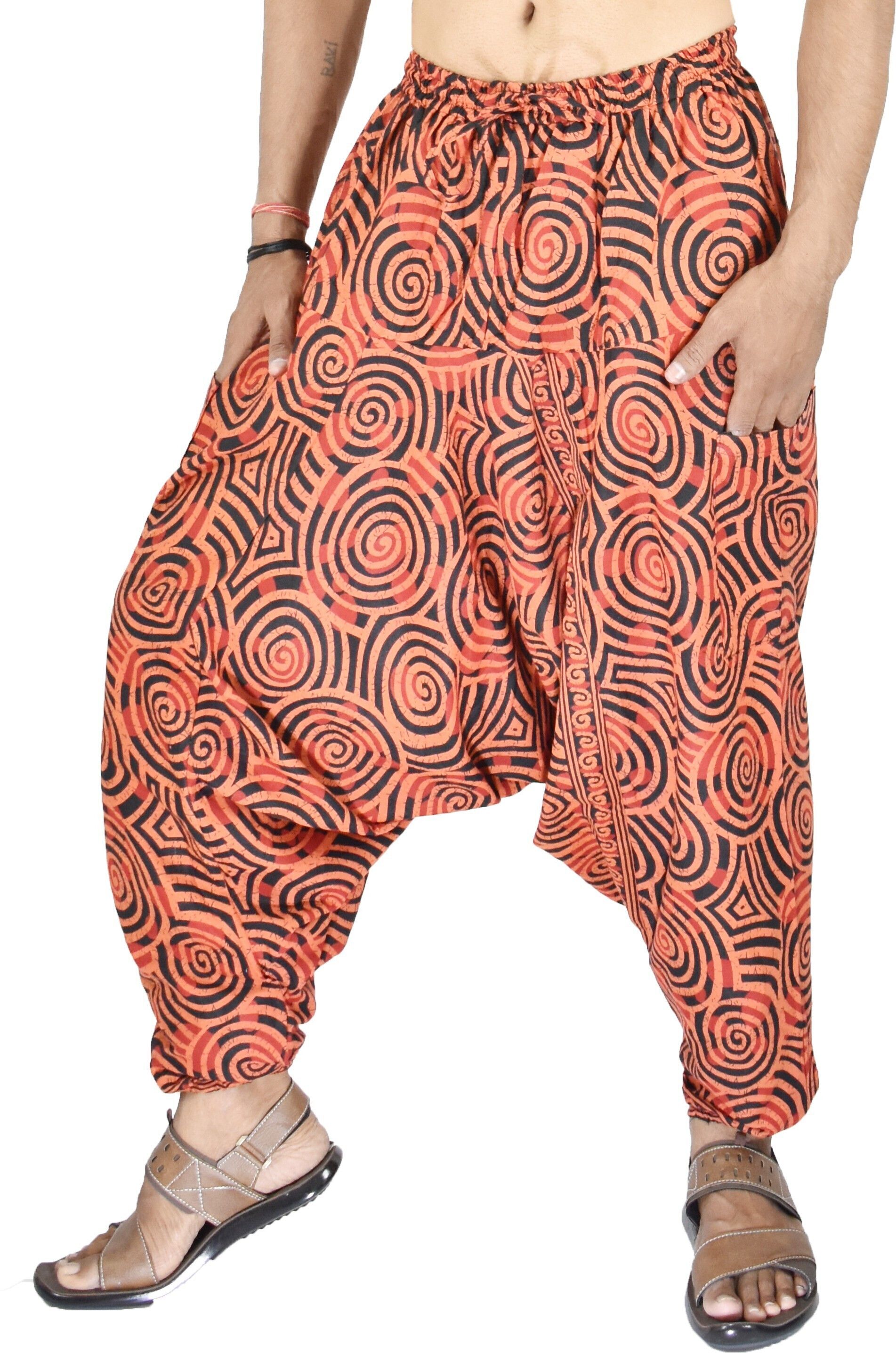 Printed Cotton Men Harem Pants-image-41