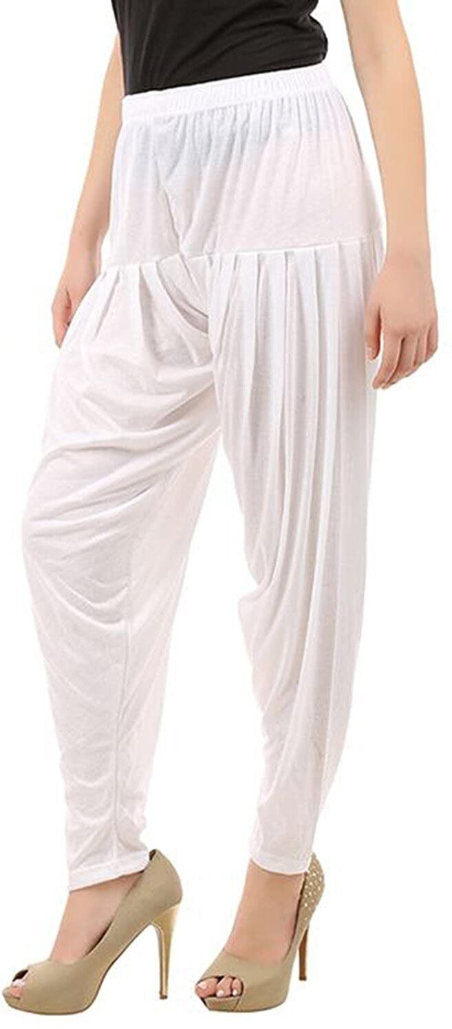 Solid Viscose Women Harem Pants