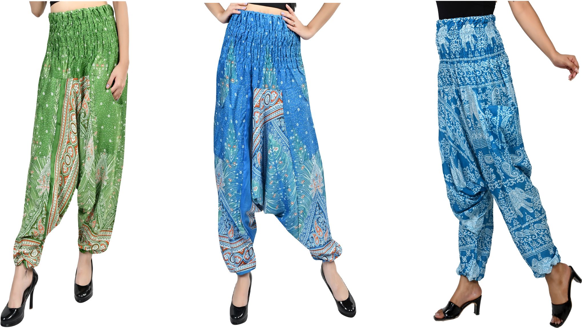 narnari Printed Rayon Women Harem Pants-picture-31