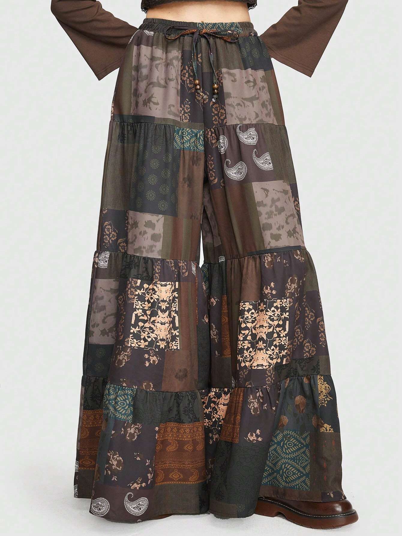 kateclo Printed Poly Cotton Women Harem Pants-picture-41