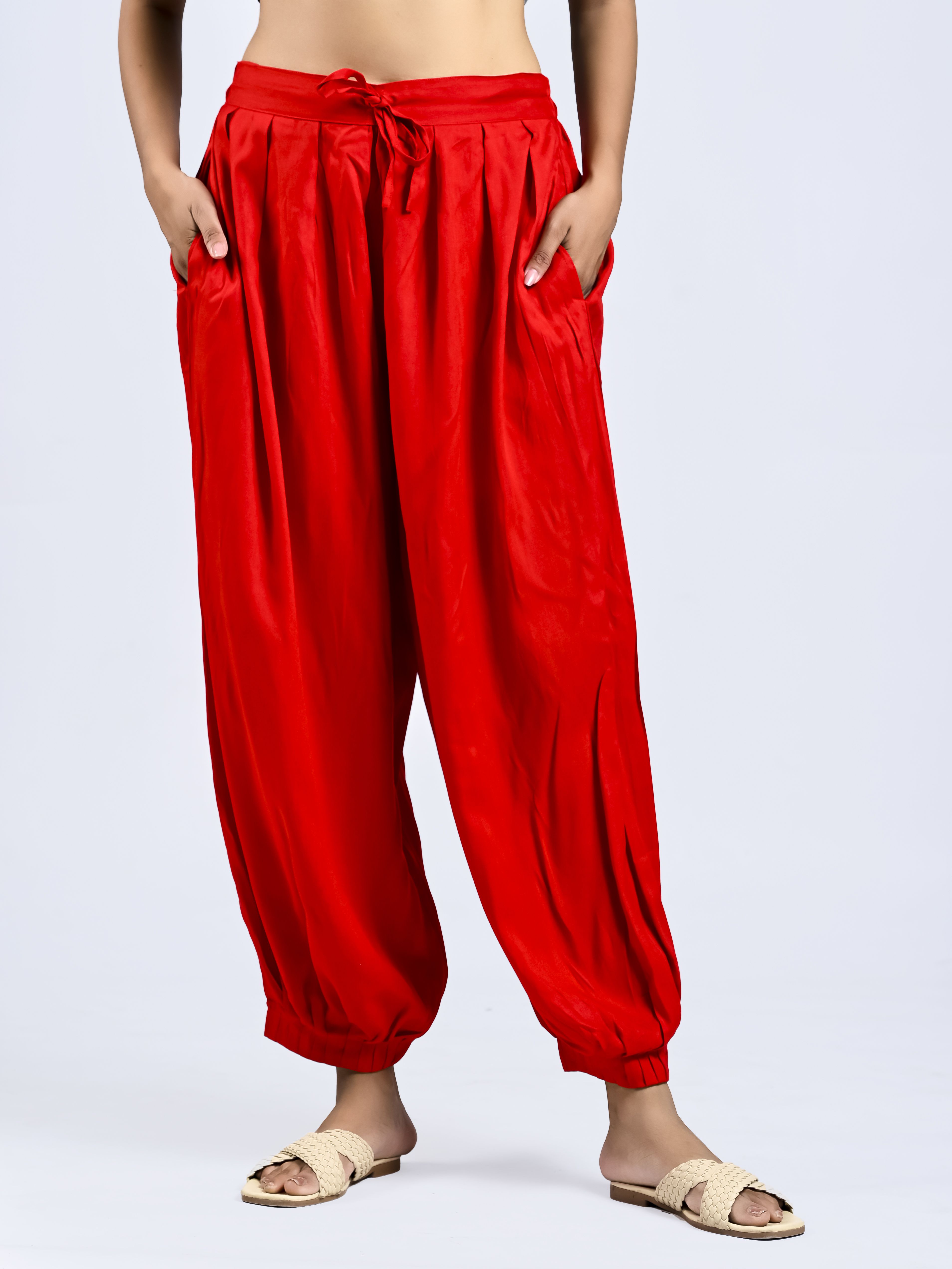 payal creation Solid Rayon Women Harem Pants-picture-31