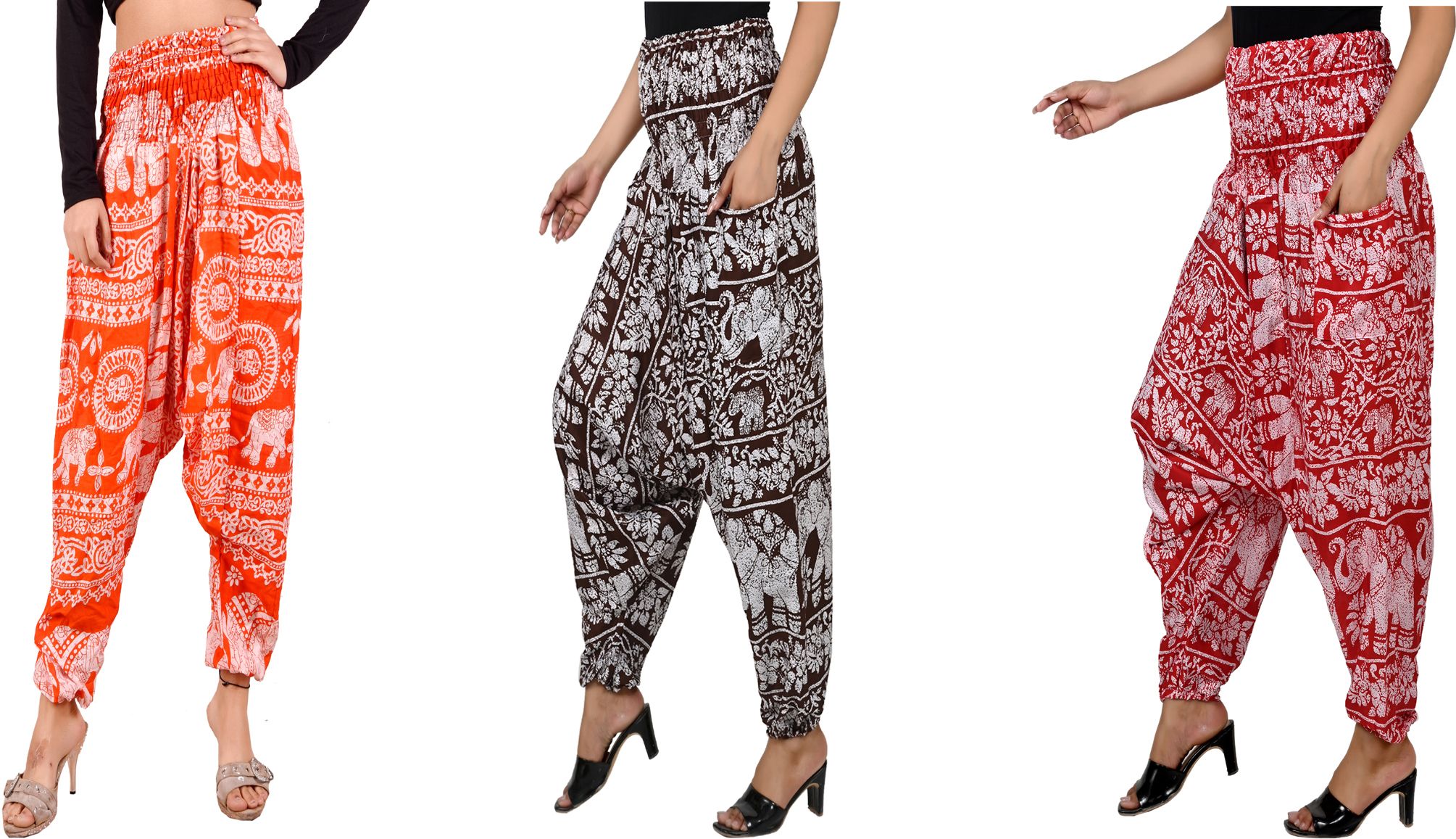 narnari Printed Rayon Women Harem Pants-picture-40