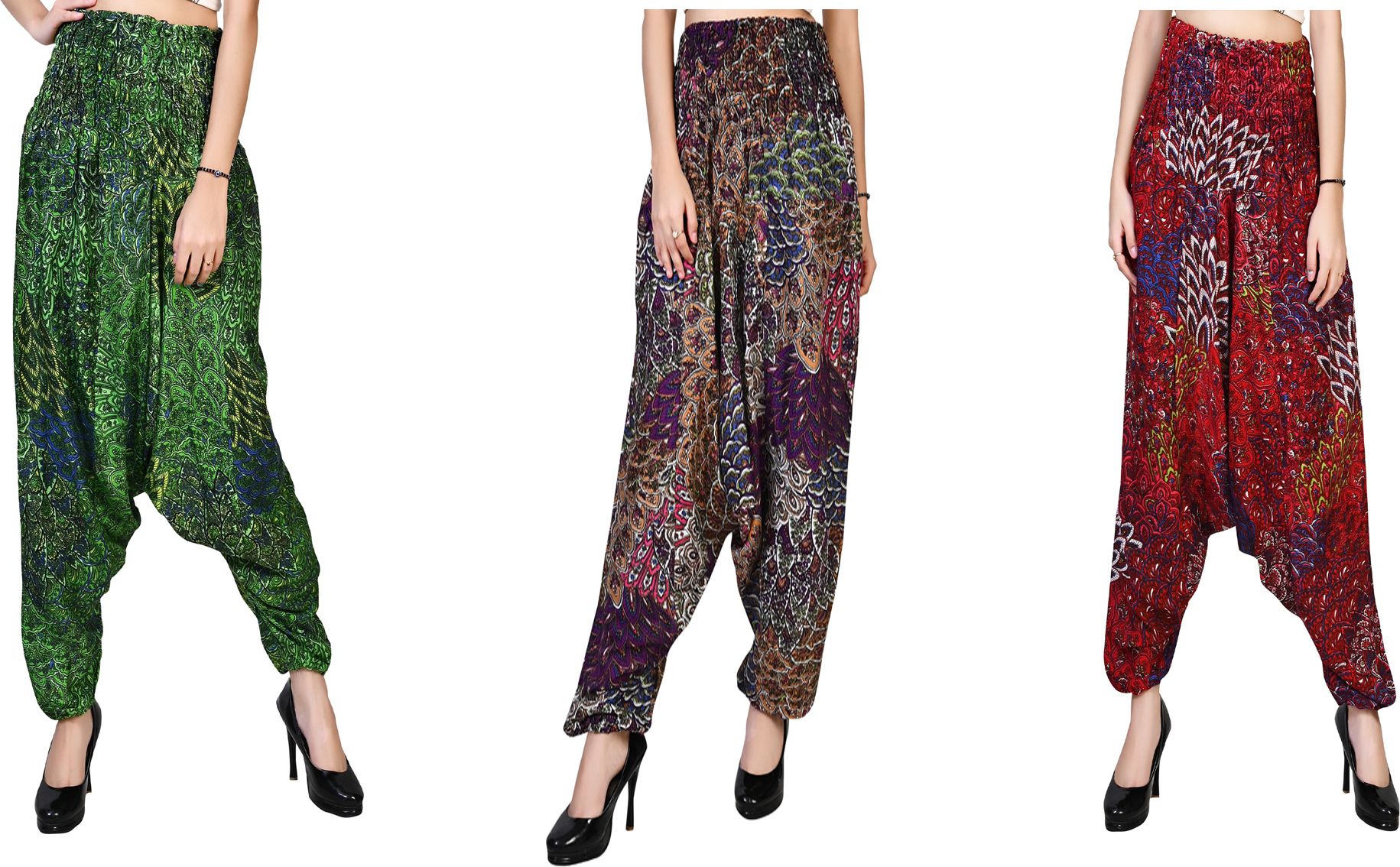 narnari Printed Rayon Women Harem Pants-picture-21