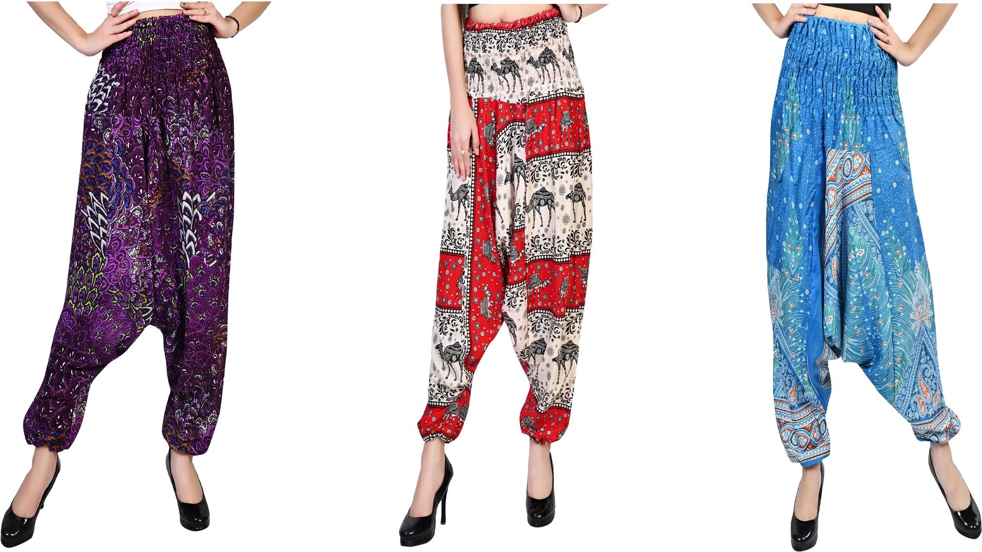 narnari Printed Rayon Women Harem Pants-picture-48