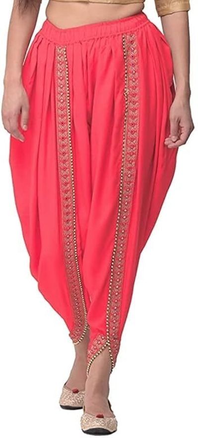 meemaya Embroidered Cotton Women Harem Pants-picture-15