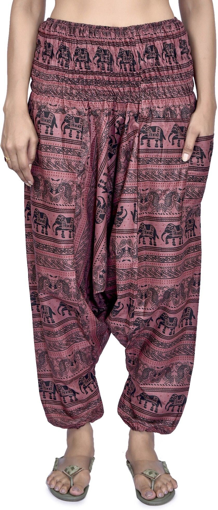 viku Printed Cotton Women Harem Pants-picture-20