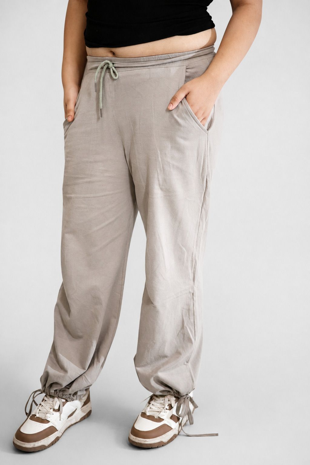 Self Design Cotton Lycra Blend, Cotton Women Harem Pants-image-30