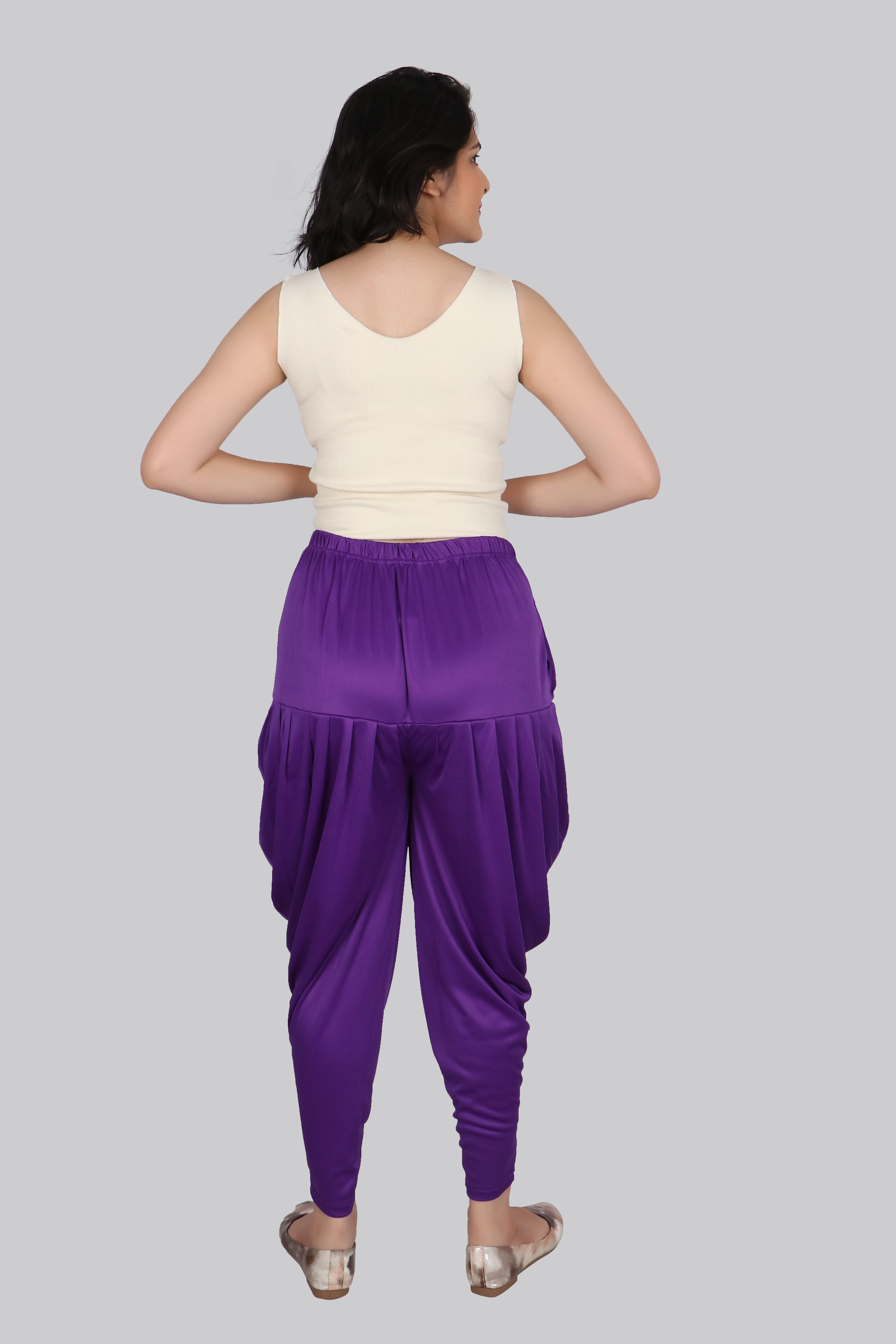Solid Lycra Women Harem Pants-image-17