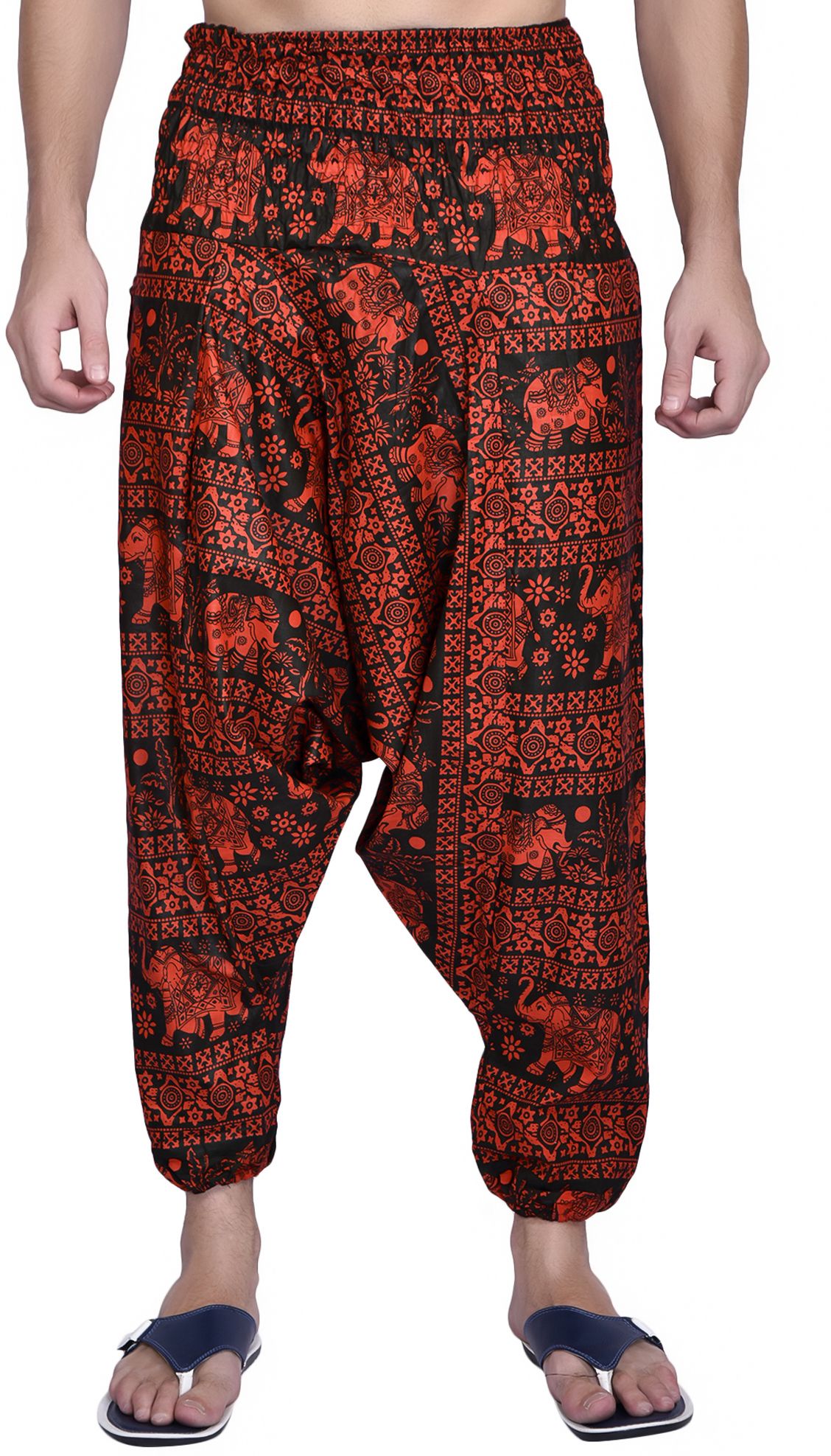 Printed Cotton Men Harem Pants-image-35