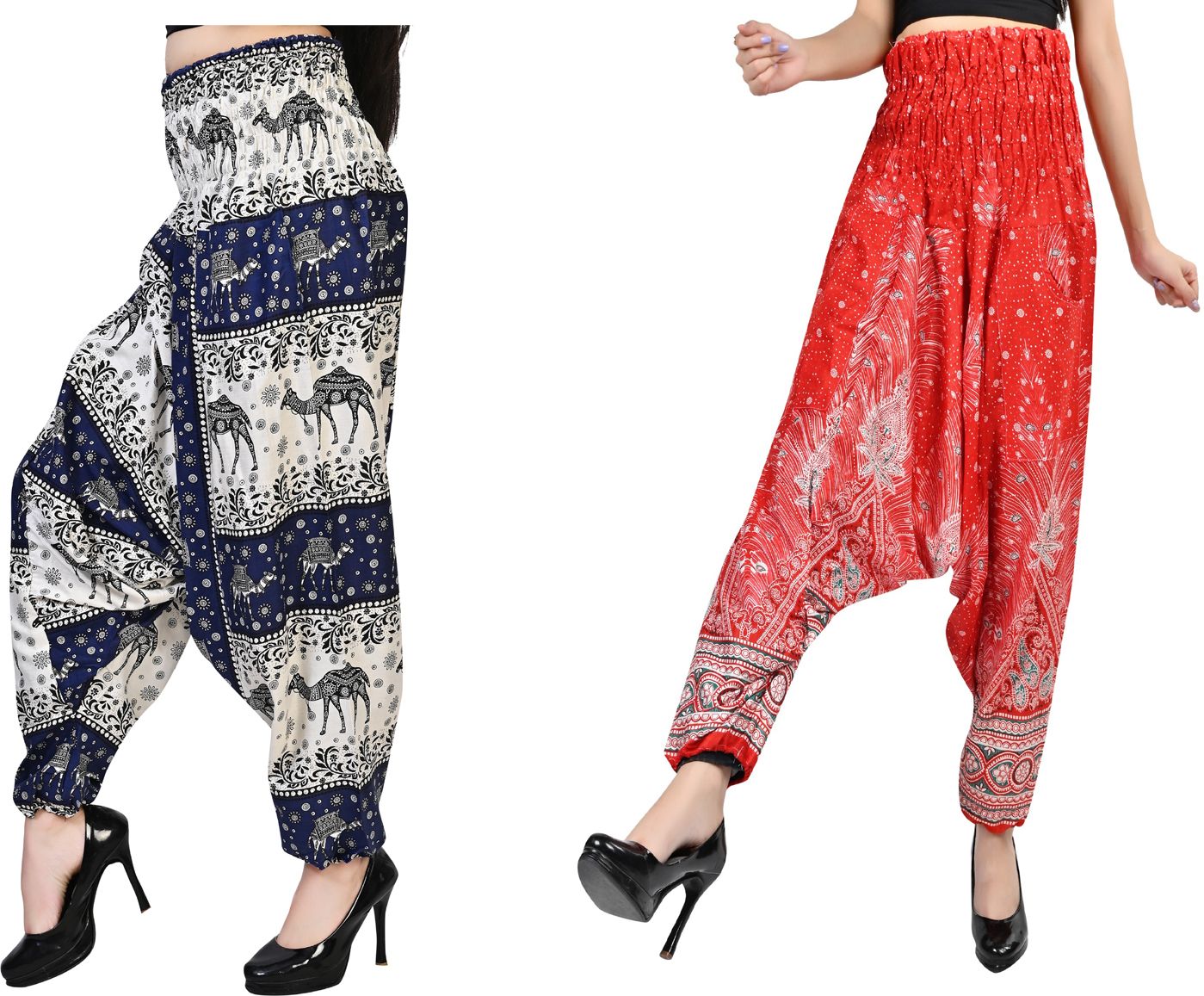 narnari Printed Rayon, Cotton Women Harem Pants-picture-23