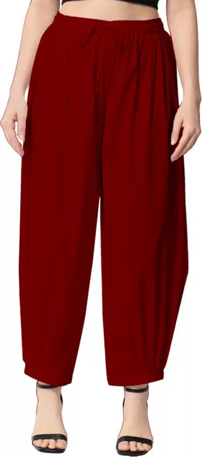 Solid Rayon Women Harem Pants