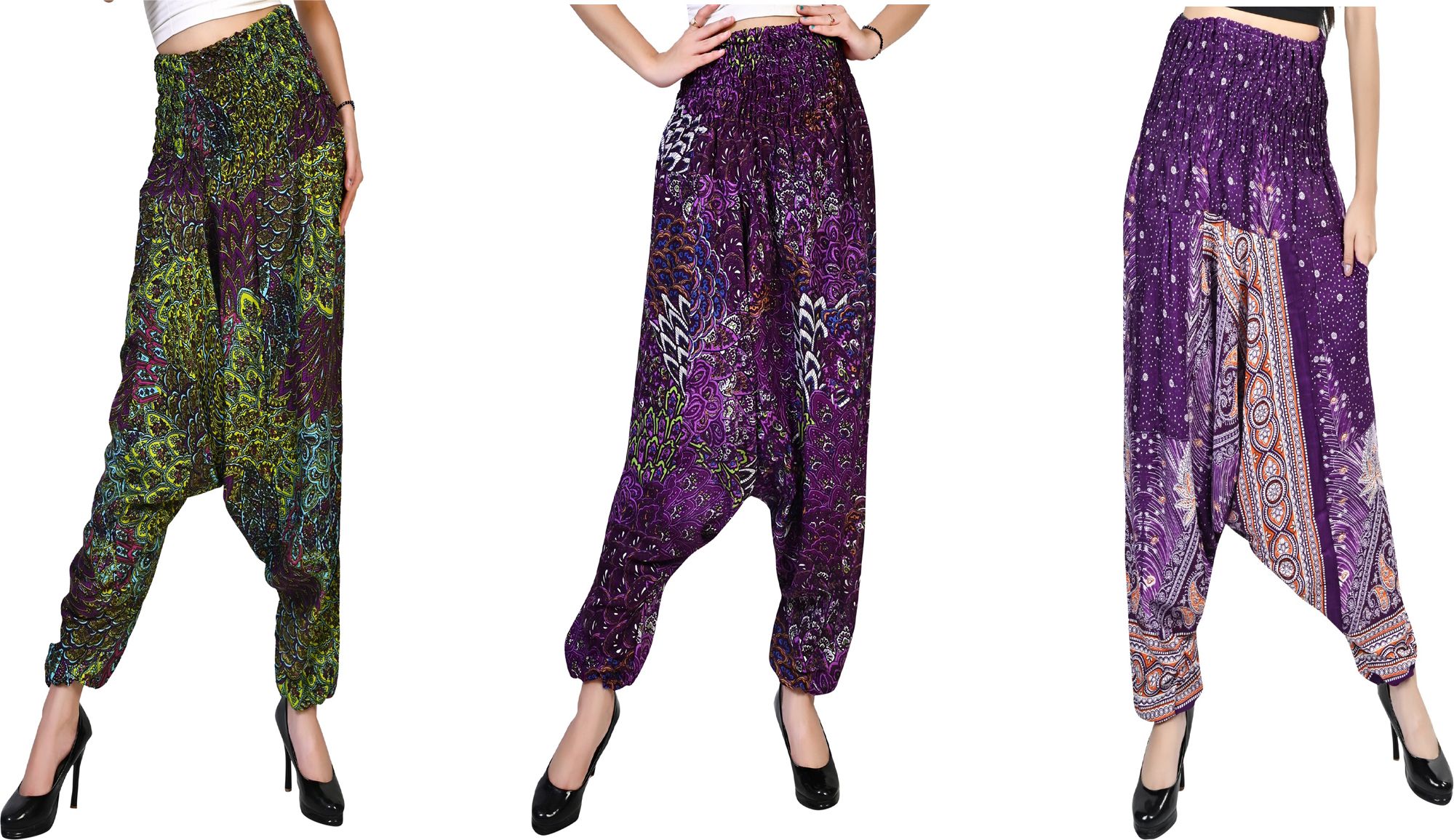 narnari Printed Rayon Women Harem Pants-picture-42