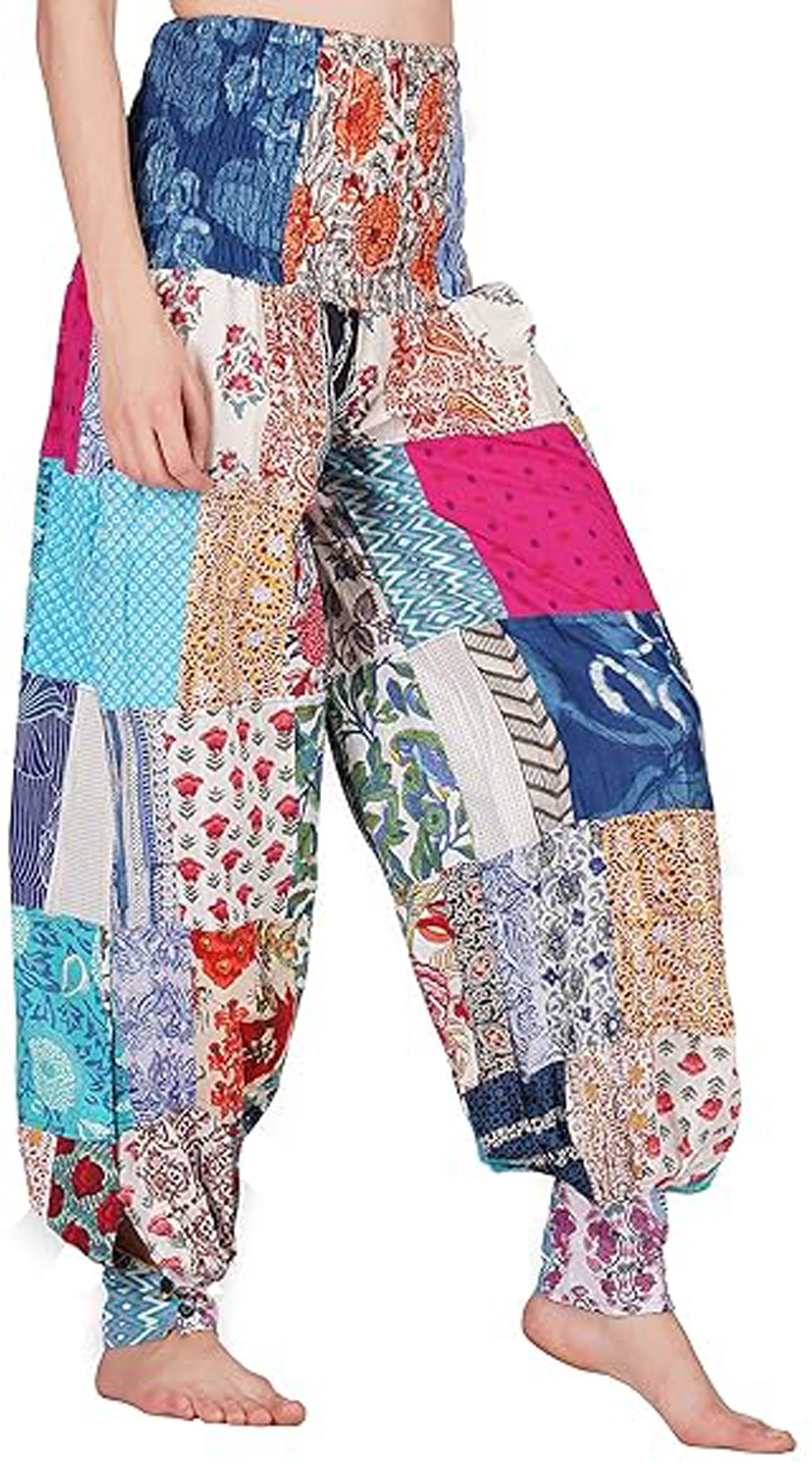 Solid Cotton Women Harem Pants