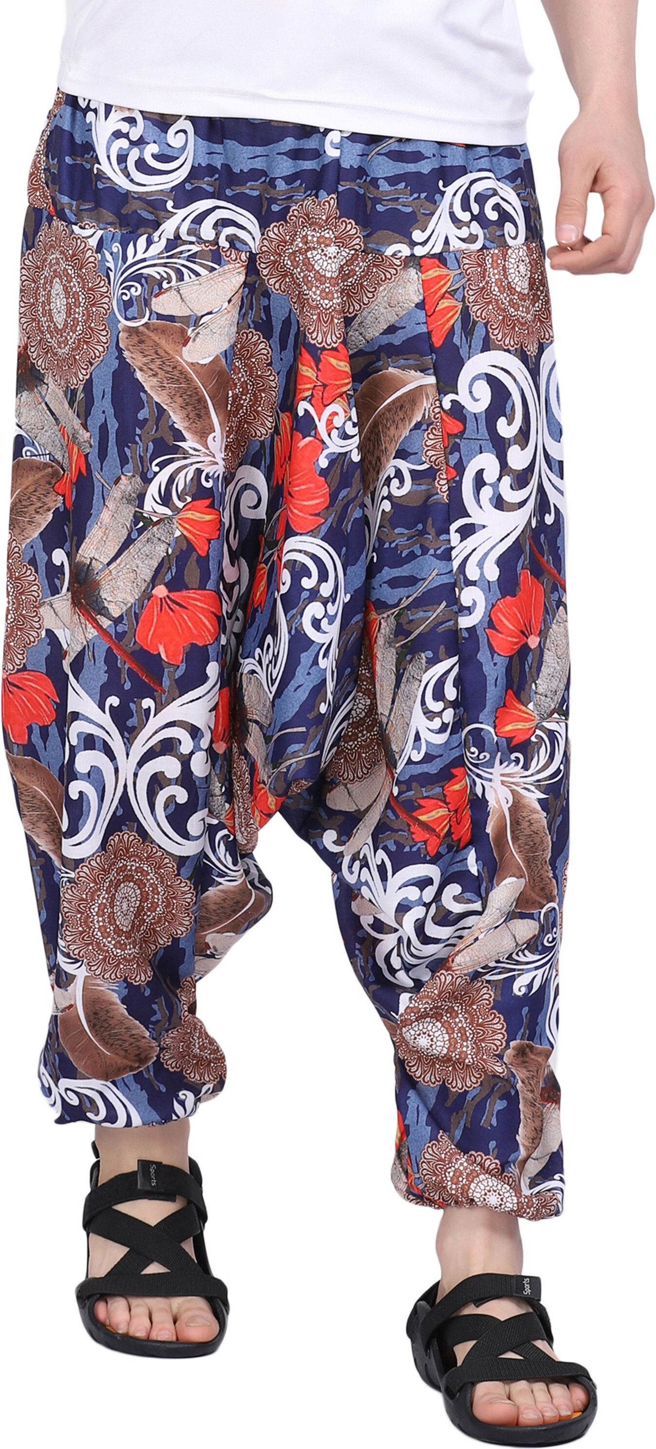 Printed Cotton Men Harem Pants-image-15