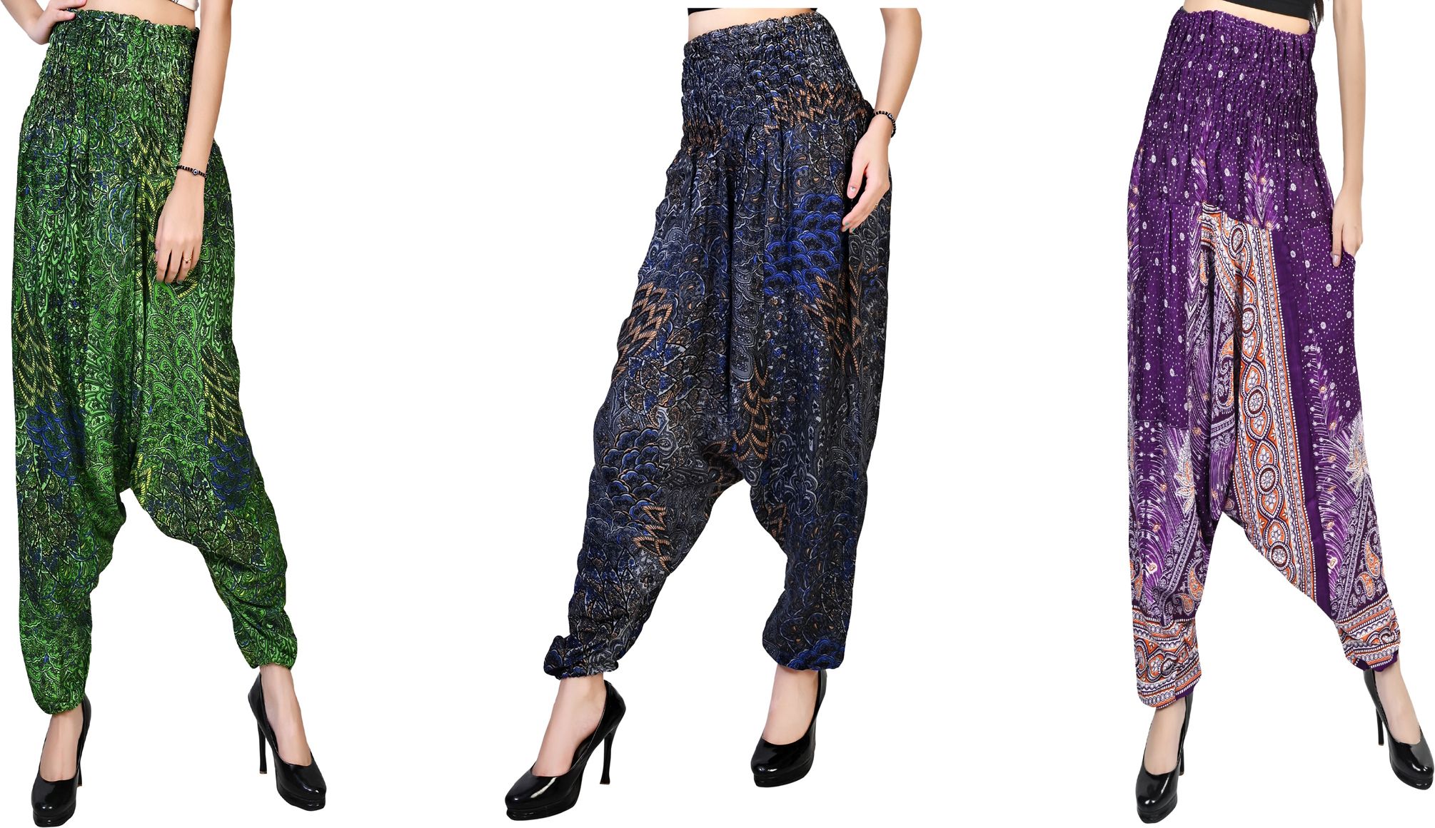 narnari Printed Rayon Women Harem Pants-picture-11