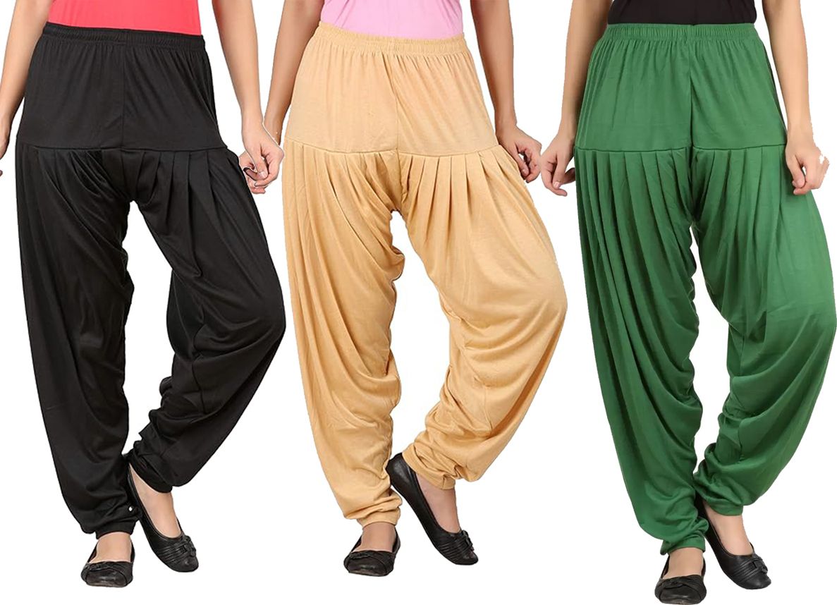 just try fashion Solid Viscose Women Harem Pants-picture-10