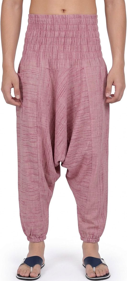 viku Striped Cotton Men Harem Pants-picture-18