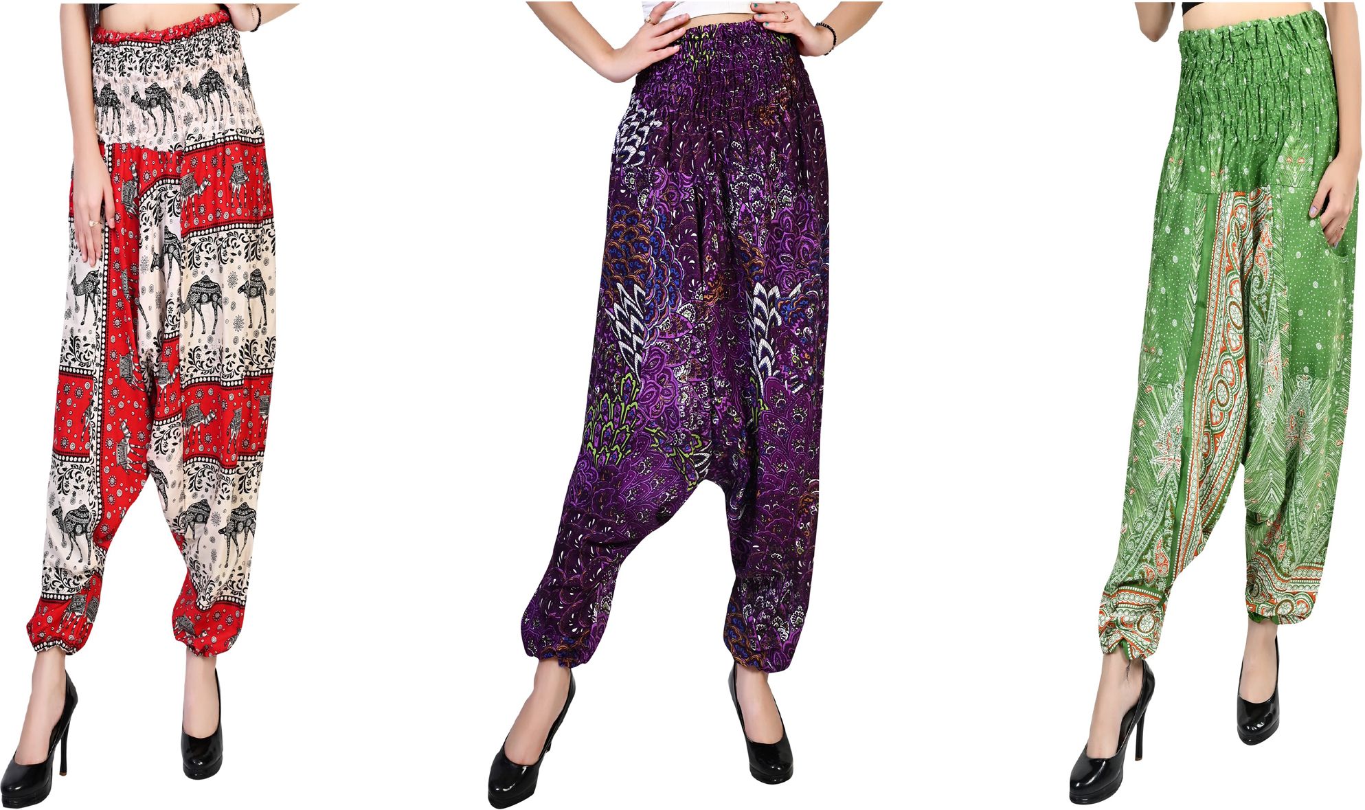 narnari Printed Rayon Women Harem Pants-picture-47